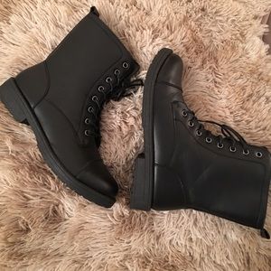 Black Combat Boots
